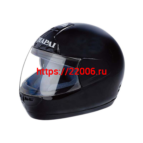 Мотошлем YM-801А черный (S) Мотошлем YM-801А черный (S)