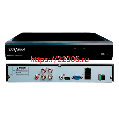 SVR-4115N v2.0 видеорегистратор гибридный