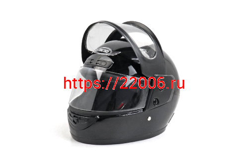 Шлем CONCORD XZF01 чёрный глянцевый ОДНОЦВЕТНЫЙ "S,M,L,XL,XXL" (интеграл) фото 2