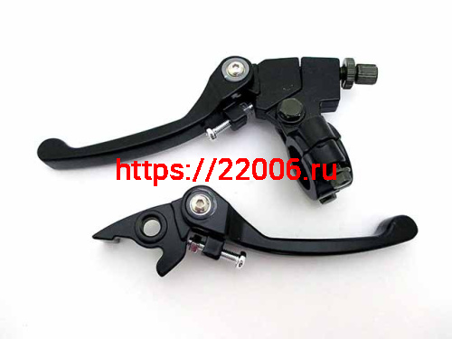Рычаги cкладные комплект TTR125 (сцепления и тормоза) Рычаги cкладные комплект TTR125 (сцепления и тормоза)