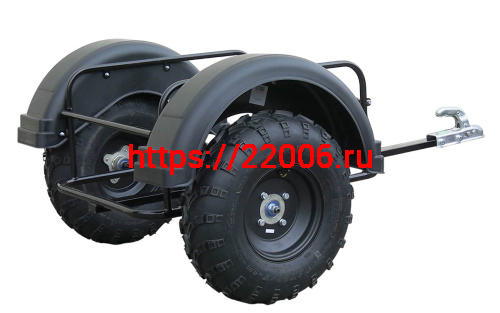 Прицеп для мотовездехода  (ИТМ) колеса 10", ПОД ФАРКОП, без корыта, корыто отдельно код.38490(НАБОР) фото 2