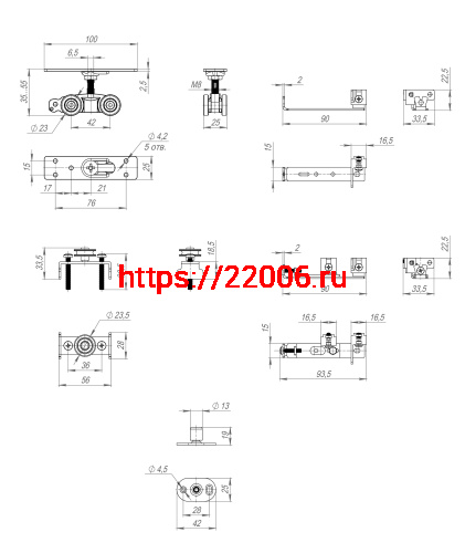 Комплект Armadillo (Армадилло) для синхронного открывания дверей SLD.Comfort-PRO.SET4.synchron/80 (Comfort - PRO SET 4) фото 4 Комплект Armadillo (Армадилло) для синхронного открывания дверей SLD.Comfort-PRO.SET4.synchron/80 (Comfort - PRO SET 4) фото 4