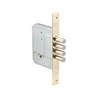 Замок Kale kilit (Кале килит) врезной крестообразный 189/4MF (52 mm) (латунь), 5 кл.