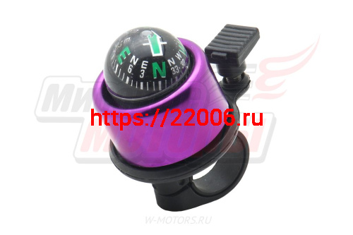 Звонок Вело малый с КОМПАСОМ фото 3 Звонок Вело малый с КОМПАСОМ фото 3