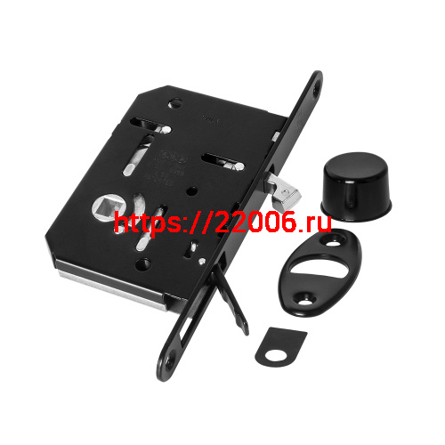 B08981.50.93 AGB (АГБ) Защелка врезная WC для раздвижных дверей (черный) SCIVOLA TRE фото 3 B08981.50.93 AGB (АГБ) Защелка врезная WC для раздвижных дверей (черный) SCIVOLA TRE фото 3