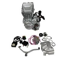 Двигатель 4т. 271 см3 175FMN, CB300RL, ZONGSHEN, 4х клап., эл+кик, возд охл 5 передач