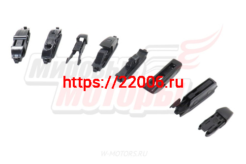 Щётка стеклоочистителя бескаркасная Sport-Design HEMEN 530 мм + 8 адаптеров (HBL530) фото 3