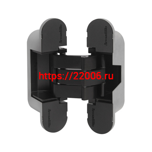 Петля Armadillo (Армадилло) скрытой установки U3D8000.VPG BL черный TECH Петля Armadillo (Армадилло) скрытой установки U3D8000.VPG BL черный TECH