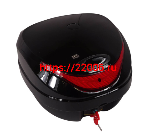 Кофр задний пластик JX C-10, 30 л., черный Кофр задний пластик JX C-10, 30 л., черный