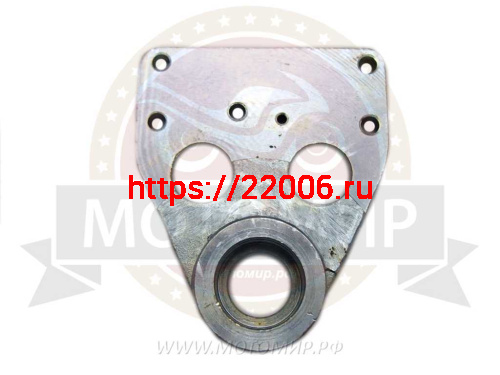 Корпус подшипника вала звезды двигателя SnowMax на кронштейне Корпус подшипника вала звезды двигателя SnowMax на кронштейне