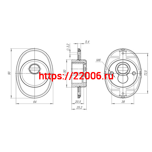 Броненакладка Fuaro (Фуаро) DEF.SF-al/OV.4825 (DEF 4825-A) CP-8 хром фото 2 Броненакладка Fuaro (Фуаро) DEF.SF-al/OV.4825 (DEF 4825-A) CP-8 хром фото 2