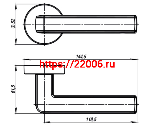Ручка Armadillo (Армадилло) раздельная R.URB52.CUBE (CUBE URB3) CP/White-14 хром/белый фото 3 Ручка Armadillo (Армадилло) раздельная R.URB52.CUBE (CUBE URB3) CP/White-14 хром/белый фото 3