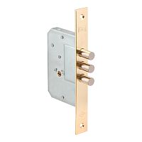 Замок Kale kilit (Кале килит) врезной крестообразный 189/3MF (45 mm) (латунь), 5 кл.