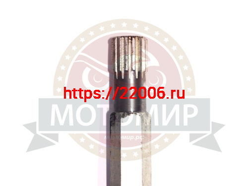 Вал ведущий Тайга голый 500 н.о. 15 шлицов (крупный шлиц) (С40200521) фото 2 Вал ведущий Тайга голый 500 н.о. 15 шлицов (крупный шлиц) (С40200521) фото 2