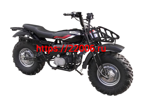 Мотоцикл внедорожный СКАУТ-5 (ПОЛНЫЙ ПРИВОД) колеса 12" (резина 25х8-12")