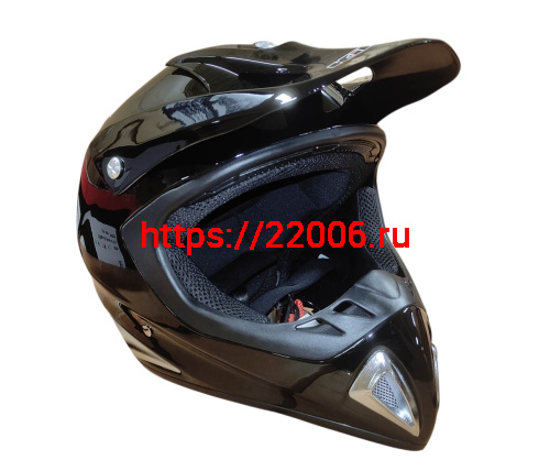 Шлем кроссовый KIRIN K27, черный, черн-бел, зелен-желт, размер M фото 2 Шлем кроссовый KIRIN K27, черный, черн-бел, зелен-желт, размер M фото 2