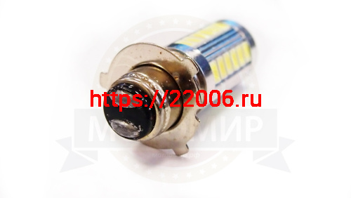 Лампа светодиодная (LED) 12V (P15D-25-3) 35/35W 33SMD фарная фото 2 Лампа светодиодная (LED) 12V (P15D-25-3) 35/35W 33SMD фарная фото 2