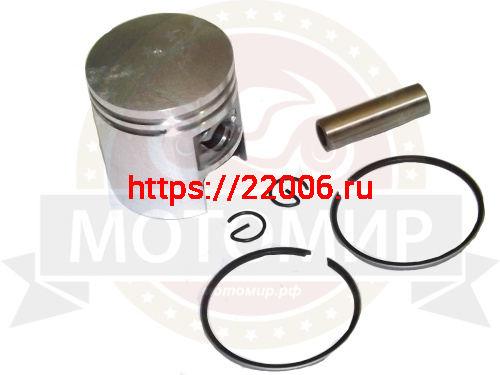 Поршень 41,00 мм 2 такт.скутер AD50, Sepia (кольца, палец d10мм, стопор. кольца) STD Поршень 41,00 мм 2 такт.скутер AD50, Sepia (кольца, палец d10мм, стопор. кольца) STD