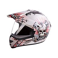 Мотошлем YM-911 белый (S)