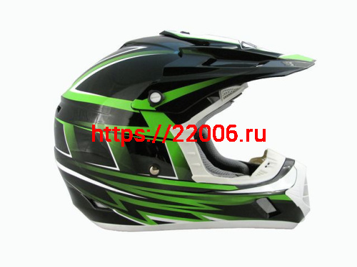 Мотошлем THH TX-12 №17 black/ green (L)