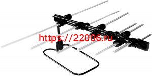 "Дельта" Антенна комнатная ДМВ 21-60 каналы, пассивная, кабель 2м "Дельта" Антенна комнатная ДМВ 21-60 каналы, пассивная, кабель 2м