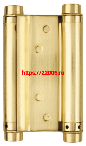 Петля Armadillo (Армадилло) пружинная двусторонняя BH586SS (125*86*1.5) SG (DAS SS 201-5") мат. золото Петля Armadillo (Армадилло) пружинная двусторонняя BH586SS (125*86*1.5) SG (DAS SS 201-5") мат. золото