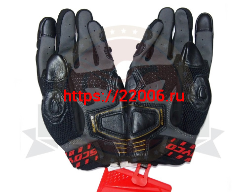 Перчатки SCOYCO (оригинал) MC-109, красные, р-р L (сняты с пр-ва) фото 2 Перчатки SCOYCO (оригинал) MC-109, красные, р-р L (сняты с пр-ва) фото 2