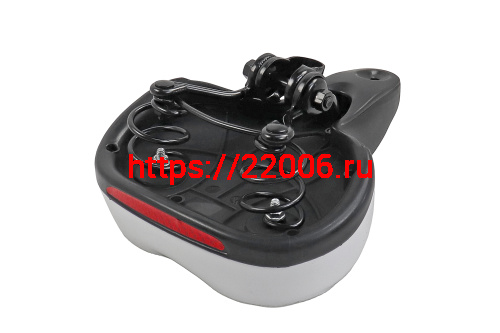 Седло вело на пружинах 2-х цветное широкое рельефное с выбитыми узорами (модель: №10) коричневое "SKIF" Седло вело на пружинах 2-х цветное широкое рельефное с выбитыми узорами (модель: №10) коричневое "SKIF"