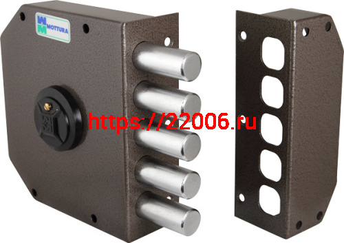 Замок Mottura (Моттура) накладной 20.500 S (левый) Замок Mottura (Моттура) накладной 20.500 S (левый)