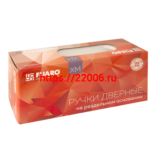 Ручка Fuaro (Фуаро) раздельная K.XM52.DENVER (DENVER XM) SSC/CP-16 сатинированный хром/хром фото 2