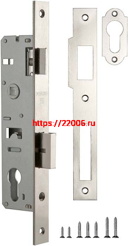 Корпус Fuaro (Фуаро) узкопрофильного замка с защелкой PROF153-30/85 (153-30/85) CP хром Корпус Fuaro (Фуаро) узкопрофильного замка с защелкой PROF153-30/85 (153-30/85) CP хром
