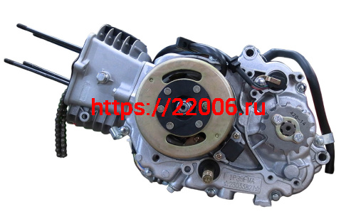 Двигатель 4т. 125 см3 (1P52) АЛЬФА (С120) КПП 4 ступ. авт.сцепление, тюнинг НЕТ ЭЛЕКТРОСТАРТЕРА фото 5