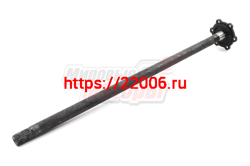 Полуось ведущая (большая) заднего моста трицикл WM250ZH-2 (длина 725 мм) Полуось ведущая (большая) заднего моста трицикл WM250ZH-2 (длина 725 мм)