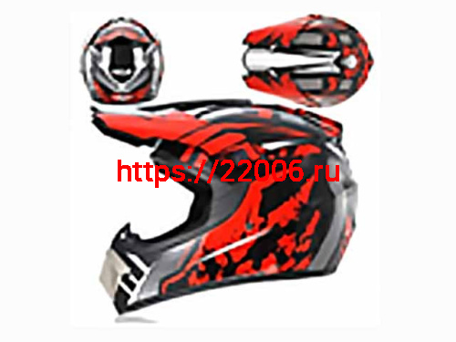 Мотошлем VIRTUE MD-905 Кросс черно-красный №1 (L) Мотошлем VIRTUE MD-905 Кросс черно-красный №1 (L)