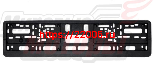 Рамка автомобильного номера (пластик) евро-книжка,чистая ЧЕРНАЯ Рамка автомобильного номера (пластик) евро-книжка,чистая ЧЕРНАЯ