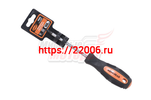 Отвертка крест. №2 100*5мм (АвтоДело 30660-AD) Отвертка крест. №2 100*5мм (АвтоДело 30660-AD)