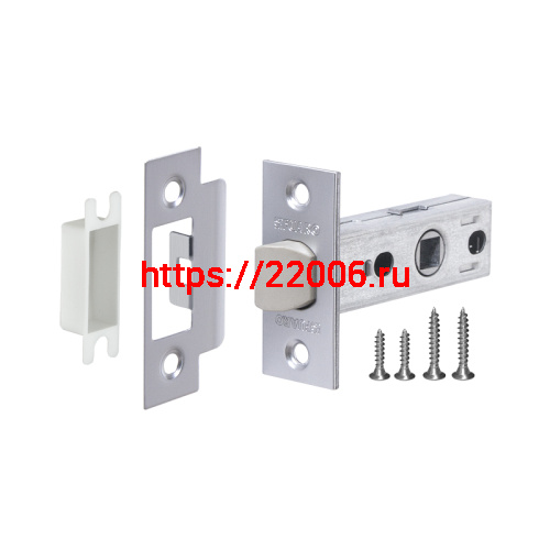 Защелка Fuaro (Фуаро) врезная PLASTP12-45-25 SSC сатинированный хром Защелка Fuaro (Фуаро) врезная PLASTP12-45-25 SSC сатинированный хром