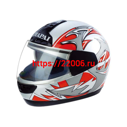 Мотошлем YM-801А серый (S) Мотошлем YM-801А серый (S)