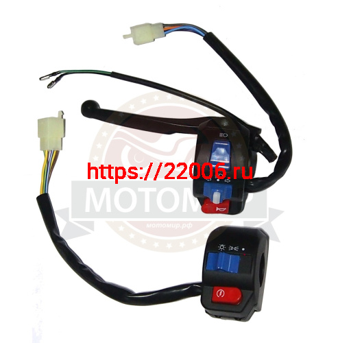 Переключатель скутер SLASH, QT-4,-18 левый + правый (пар) дисковый передний тормоз