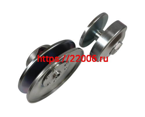 Вариатор TAV2 40, на вал 19, в комплекте 2 шкива, КЛИНОВОЙ (вариатор-19.2мм, ведомый диск - 16.1мм) фото 2