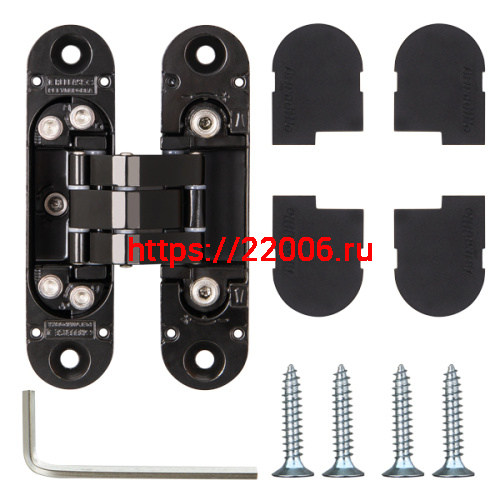 Петля Armadillo (Армадилло) скрытой установки U3D4000 BL (9540UN3D) черный фото 3 Петля Armadillo (Армадилло) скрытой установки U3D4000 BL (9540UN3D) черный фото 3