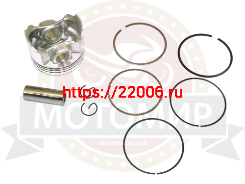 Поршень 55,00 мм 4 такт. CB400 (кольца, палец d14мм, стопорн. кольца) (1 поршень)) фото 2 Поршень 55,00 мм 4 такт. CB400 (кольца, палец d14мм, стопорн. кольца) (1 поршень)) фото 2