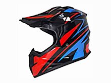 Мотошлем VIRTUE MD-911 Детский Кросс черно-красно-синий (M)