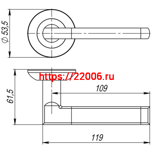 Ручка Ajax (Аякс) раздельная R.JR54.POLO (POLO JR) SN/CP-3 матовый никель/хром фото 3 Ручка Ajax (Аякс) раздельная R.JR54.POLO (POLO JR) SN/CP-3 матовый никель/хром фото 3