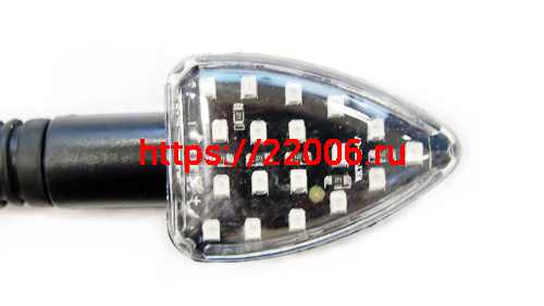 Боковой фонарь (LED) (компл. - 1 пар) WKT-TL-07 черный фото 2