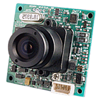 ACE-S360CНВ-28 (12), Ч/б модульная видеокамера 1/3 420ТВЛ, 0,1лк, габариты 30*30*25мм
