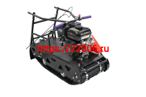 Мотобуксировщик  8,0 л.с. Сибирь-мини-Ф (2 тел.) дв.Lifan с понижающим редуктором и авт. сцеплением,ФАРА