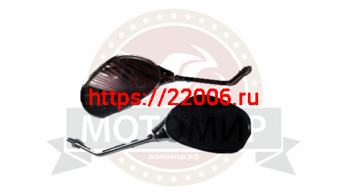 Зеркала (026) d8 пласт. (бобовидные, хром) Зеркала (026) d8 пласт. (бобовидные, хром)