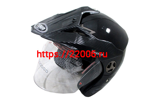 Мотошлем YM-621 черный (S)