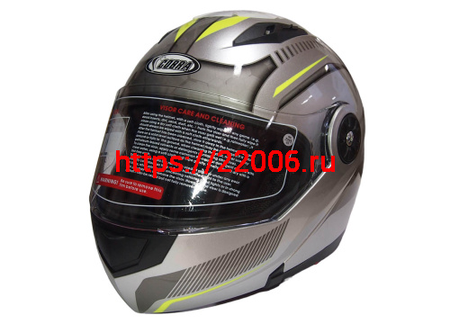 Шлем модуляр COBRA JK115, черный(7), белый с красным(4), серый(6) размеры S внутр.солнцезащ. ОЧКИ фото 4